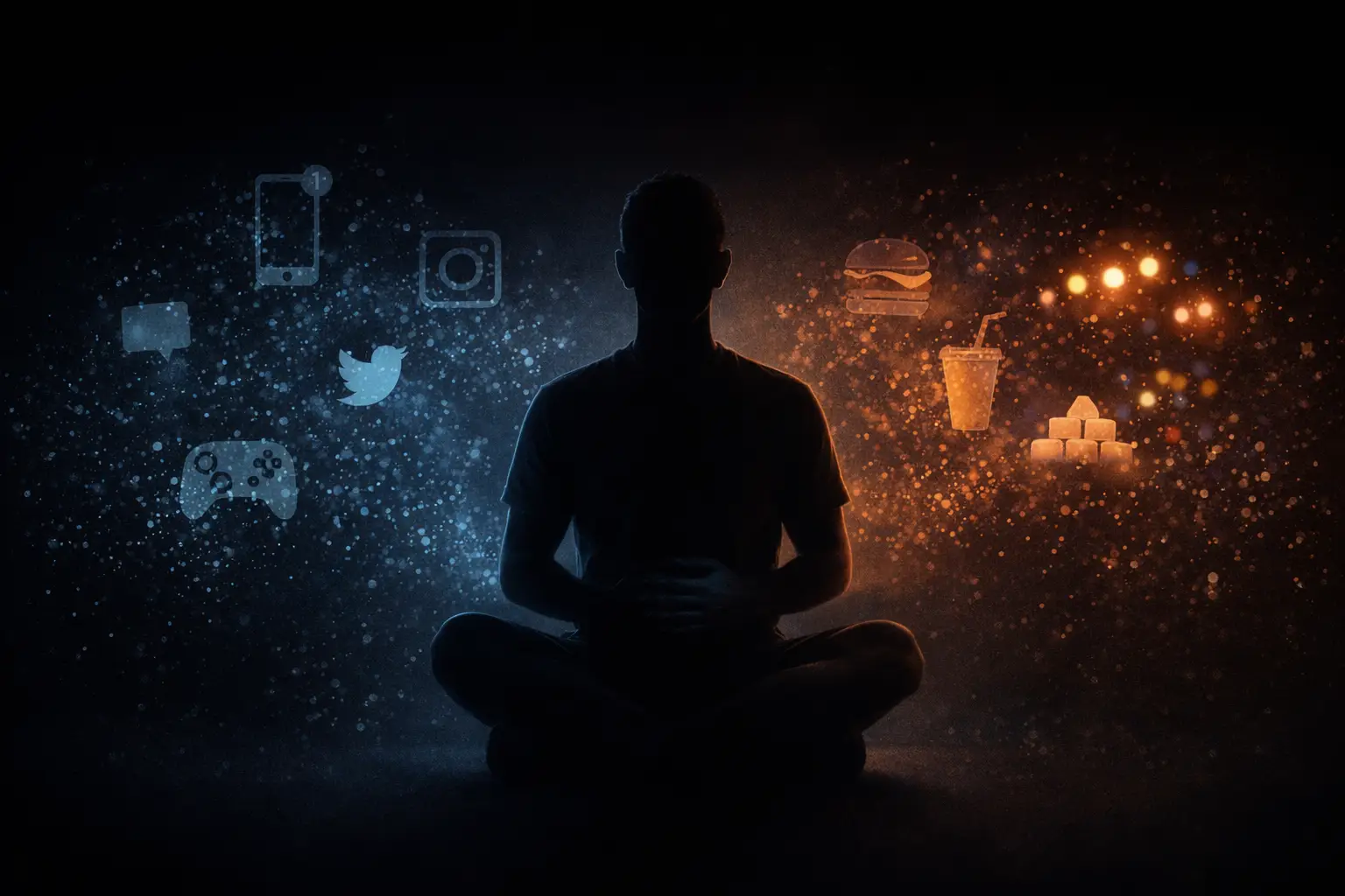 Dopamine Fasting: Complete Step-by-Step Guide and Science-Backed Benefits 7 Woman meditating peacefully during dopamine fast detox retreat