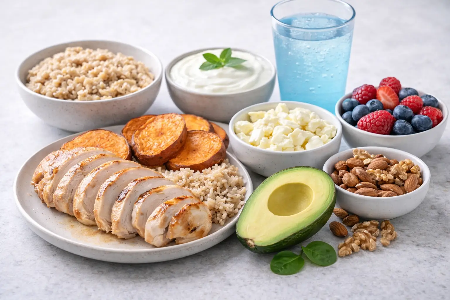 Pre-Workout Nutrition for Muscle Growth: Complete Guide 1 Pre-workout meal with protein, carbs, and healthy fats for muscle growth