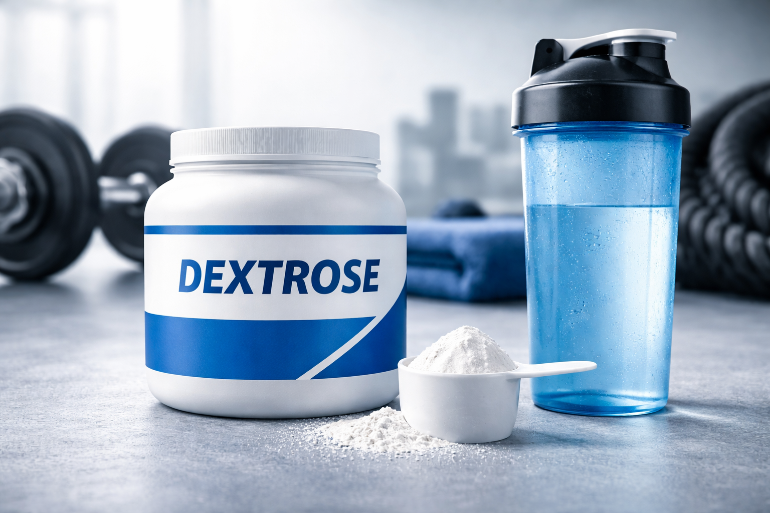 Dextrose powder and athletic supplement for carb timing during cutting phase