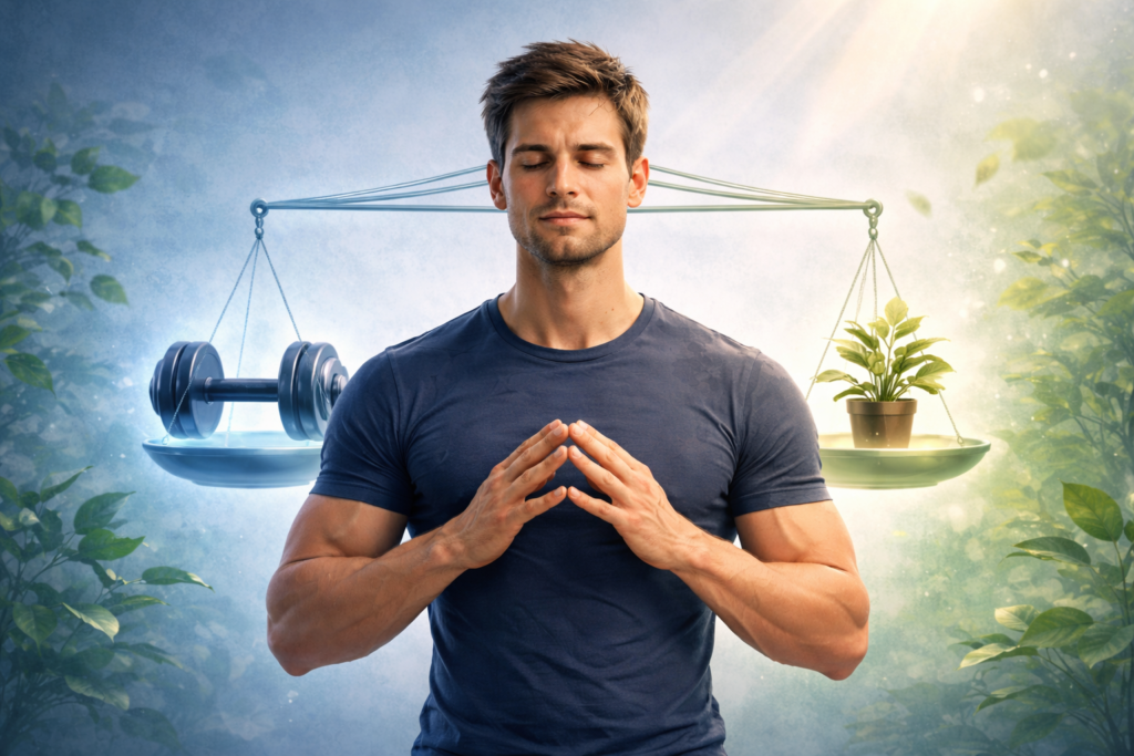 Athlete mental toughness outdoors, building mental strength and resilience through mindfulness practice