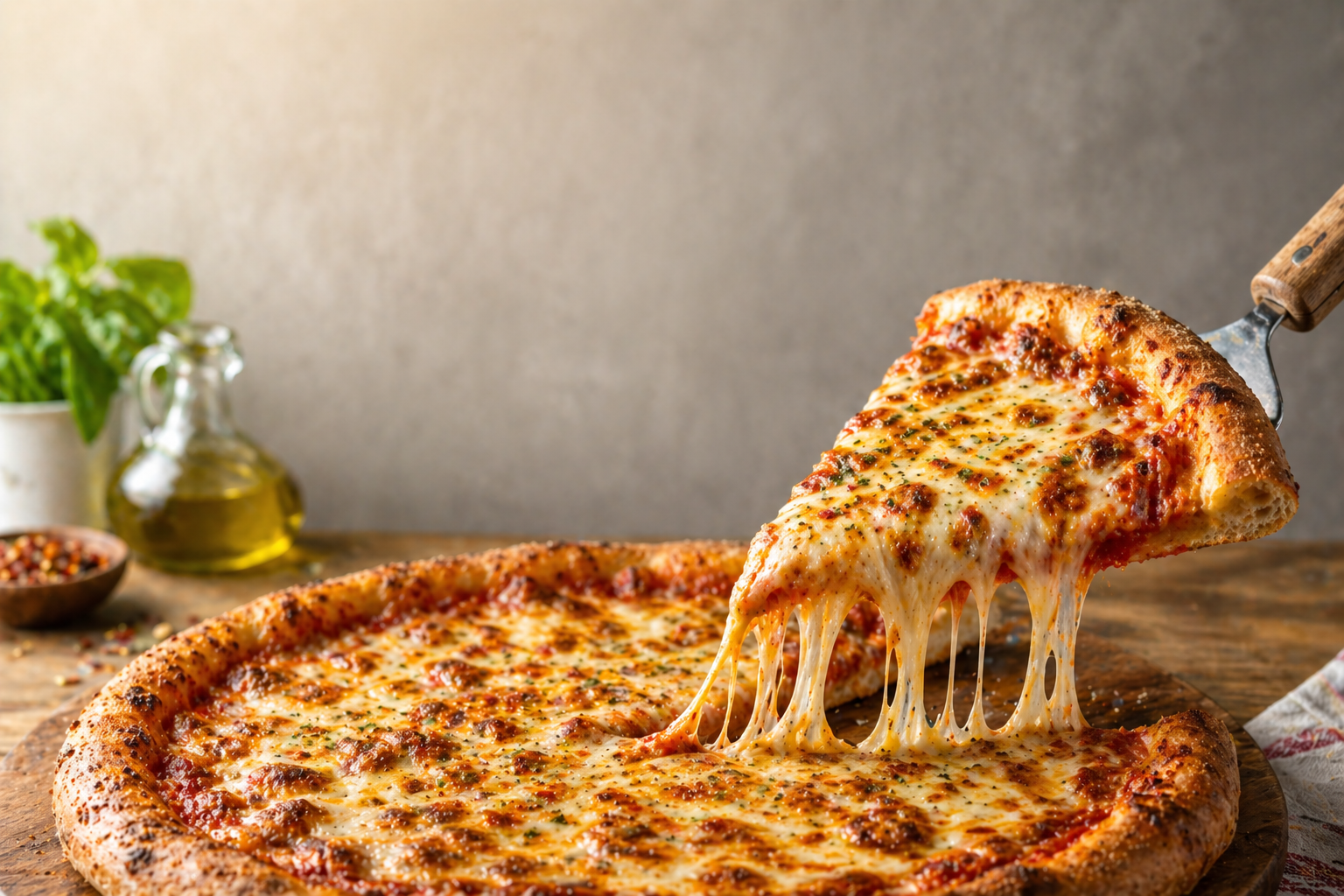 Crispy anabolic protein pizza slice, low-calorie fitness recipe, 320 calories per serving