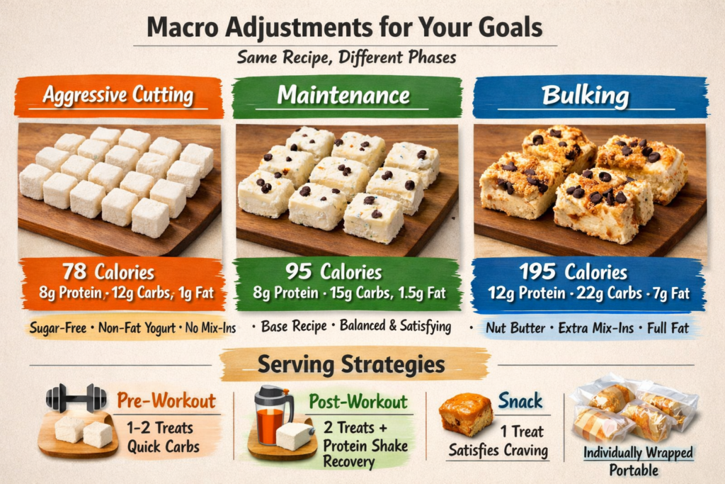 Protein Rice Krispie treats stacked on white plate, no-bake recipe with low calories