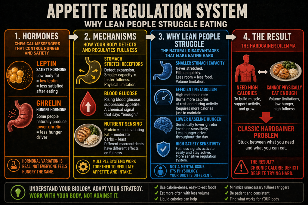 How to Eat More: 5 Strategies When You're Never Hungry 2 Person eating a healthy meal with nutritious foods on a plate