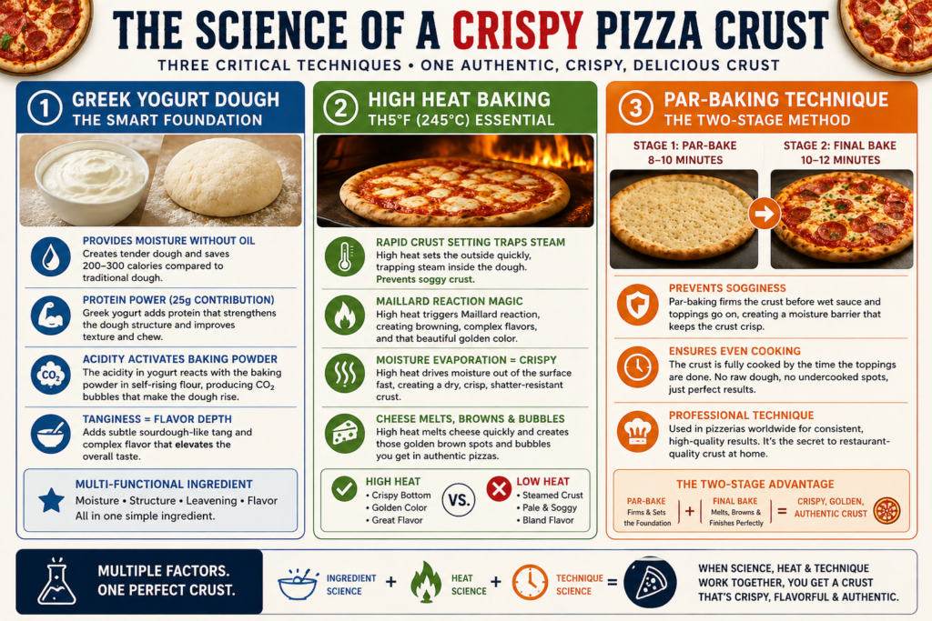 Anabolic protein pizza slice with crispy crust on white plate, 320 calories