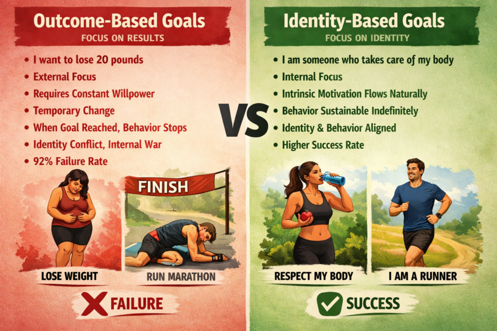 Person exercising with weights, building fitness identity through consistent training habits