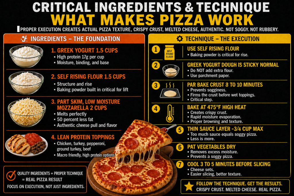 Crispy anabolic protein pizza slice on plate, low-calorie fitness recipe
