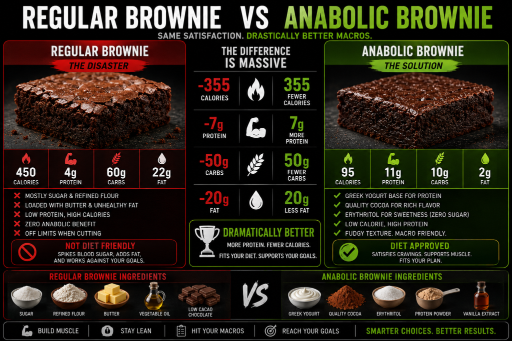 Fudgy chocolate protein brownies stacked on a plate, low-calorie dessert