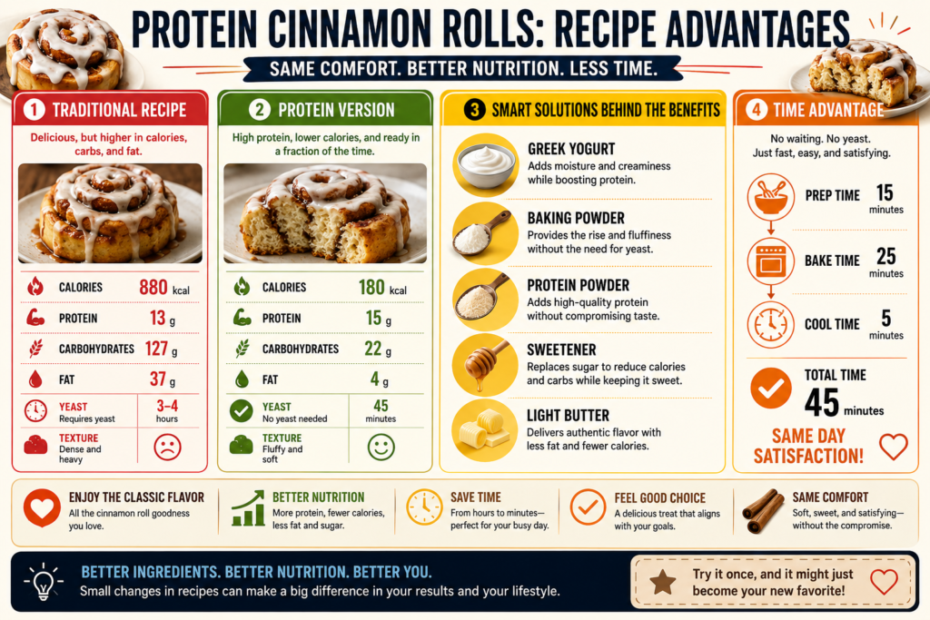 Protein cinnamon rolls with frosting on plate, healthy low-calorie dessert