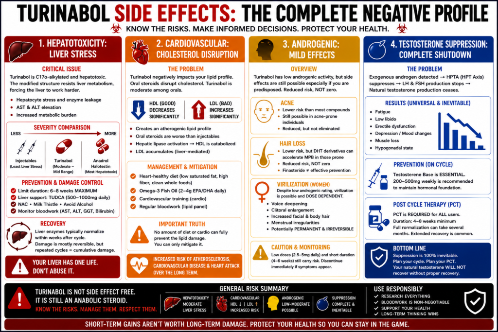 Turinabol: Uses, Cycles, and Side Effects (Mild Oral Steroid Explained) 4 Turinabol oral steroid tablets and chemical structure diagram