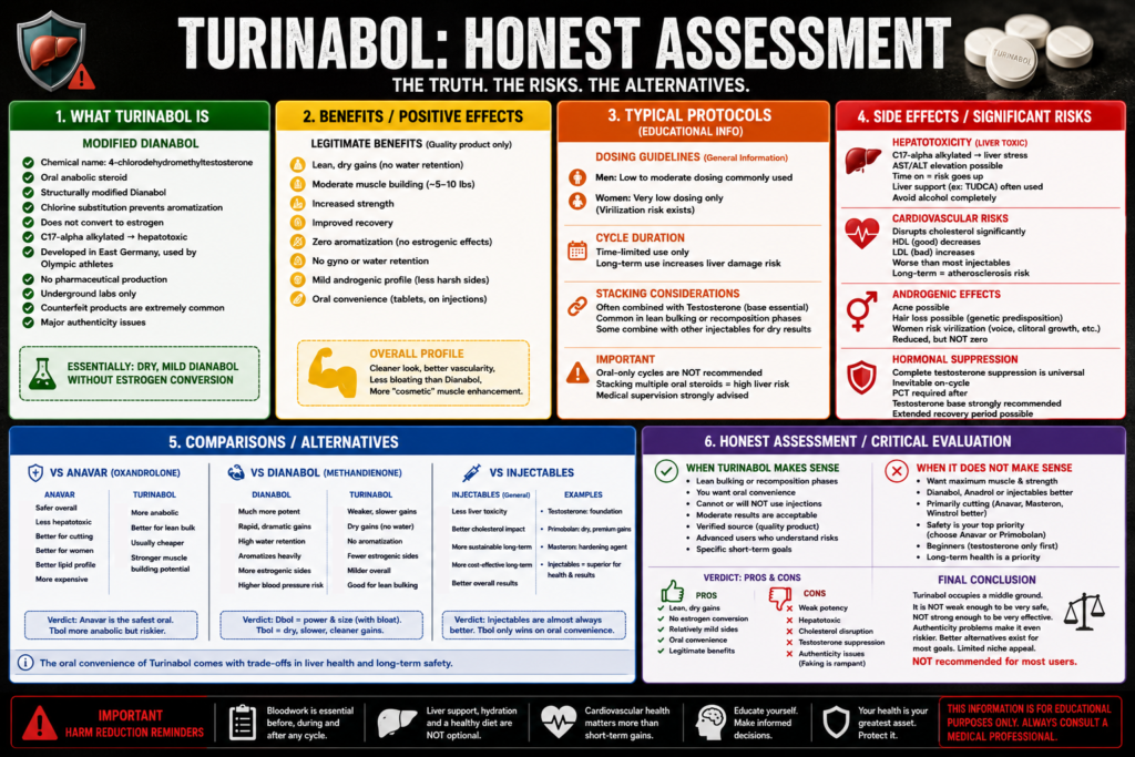 Turinabol: Uses, Cycles, and Side Effects (Mild Oral Steroid Explained) 6 Turinabol oral steroid chemical structure and molecular formula diagram